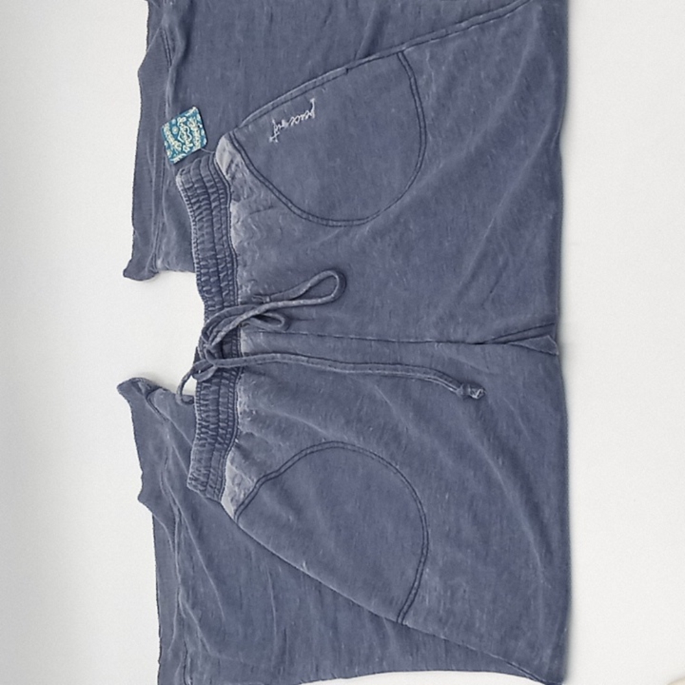 Free People Cozy Cool Girl Lounge Pants Dark Sapphire Blue - Picture 11 of 16